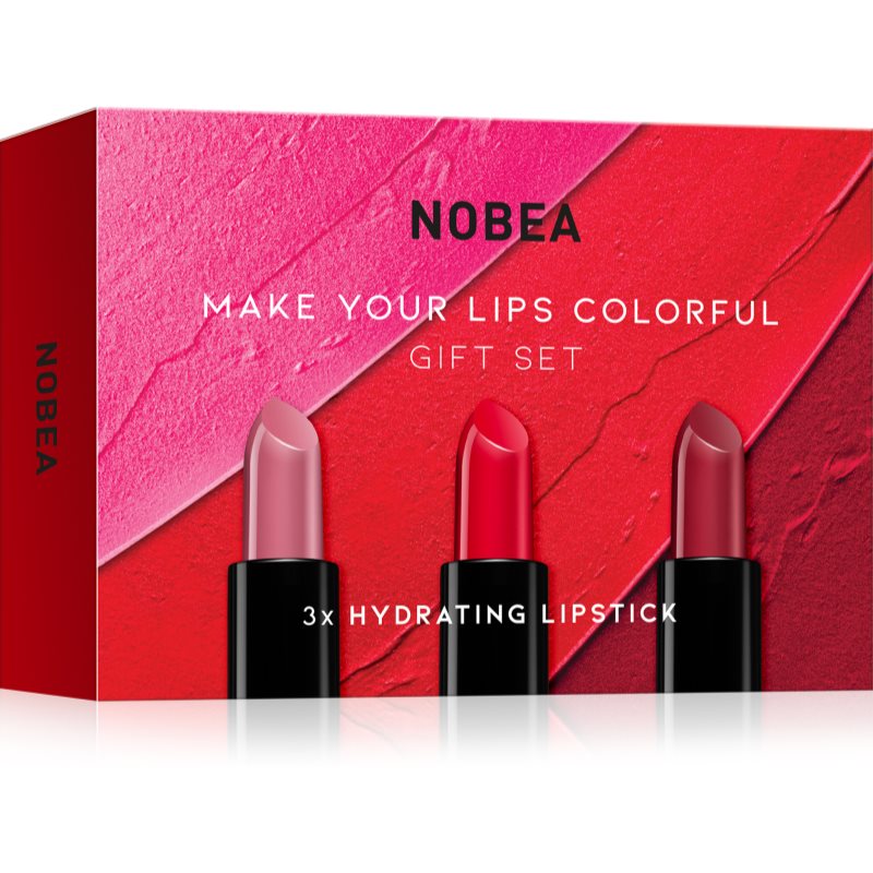 NOBEA Beauty Pleasure NOBEA Make Your Lips Colorful Gift Set Ensemble De Rouges à Lèvres Version Cadeau