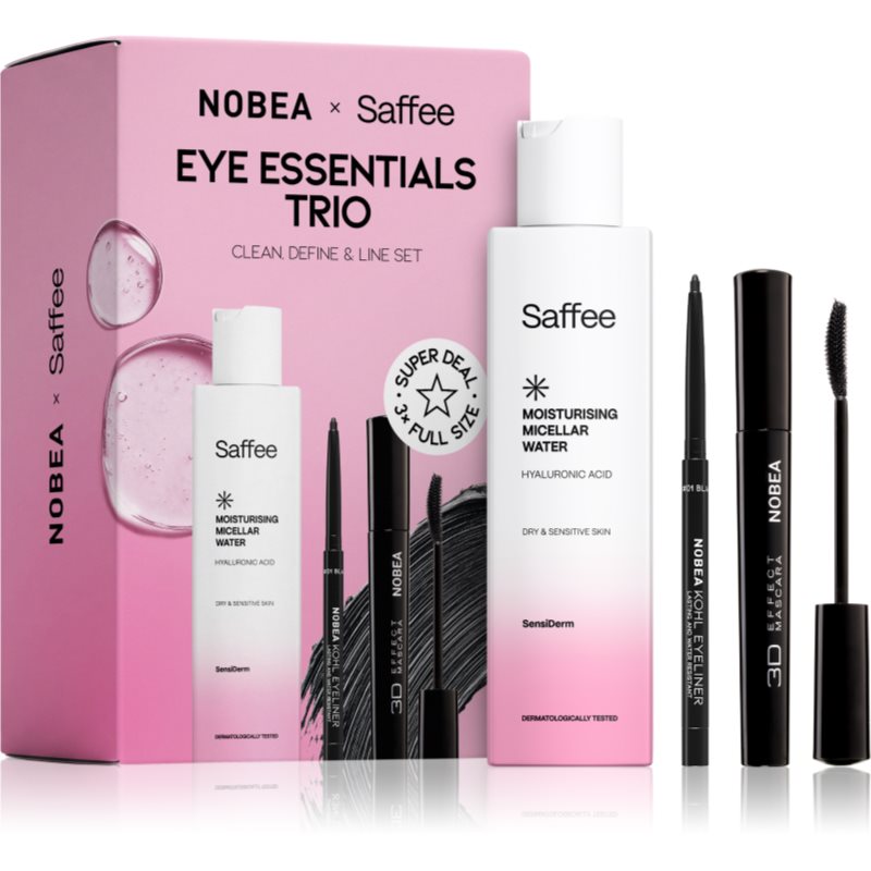 NOBEA x Saffee Clean, Define & Line Set coffret para olhos