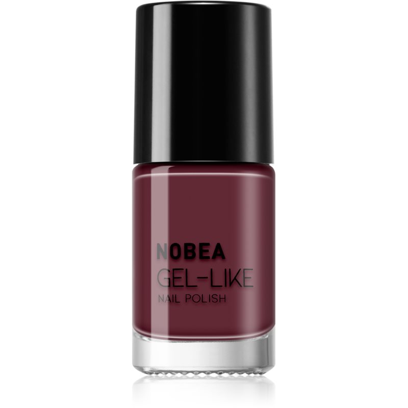 NOBEA Day-to-Day Gel-like Nail Polish лак для нігтів з гелевим ефектом відтінок Dark Orchid #N47 6 мл