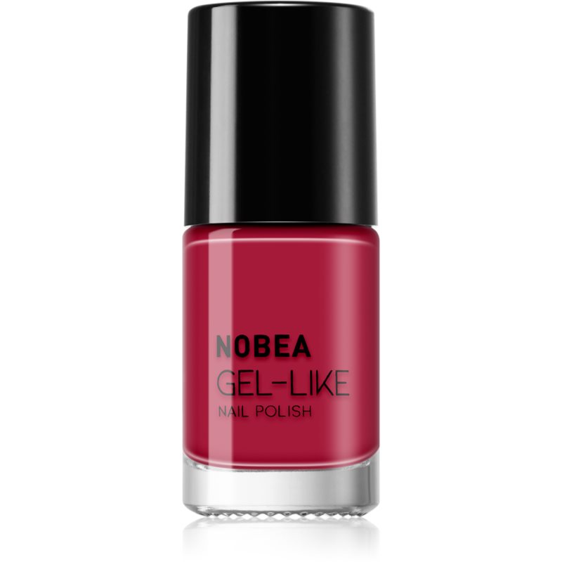 NOBEA Day-to-Day Gel-like Nail Polish lak na nechty s gélovým efektom odtieň Red passion #N56 6 ml
