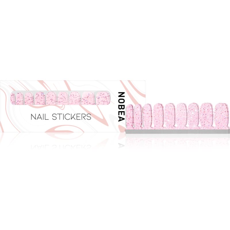 NOBEA Accessories наклейки для нігтів Pink Glitter