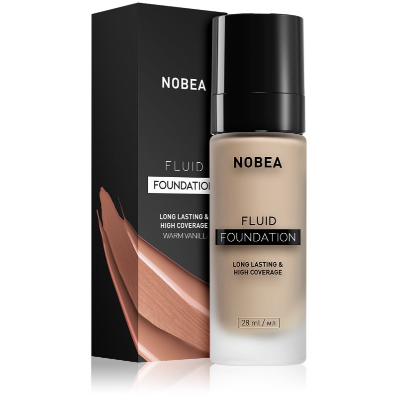 NOBEA Day-to-Day Fluid Foundation dlhotrvajúci make-up odtieň 04 Warm vanilla 28 ml