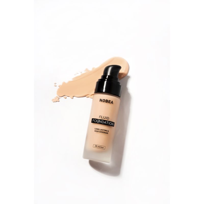 NOBEA Day-to-Day Fluid Foundation стійкий тональний крем відтінок Soft Beige 07 28 мл