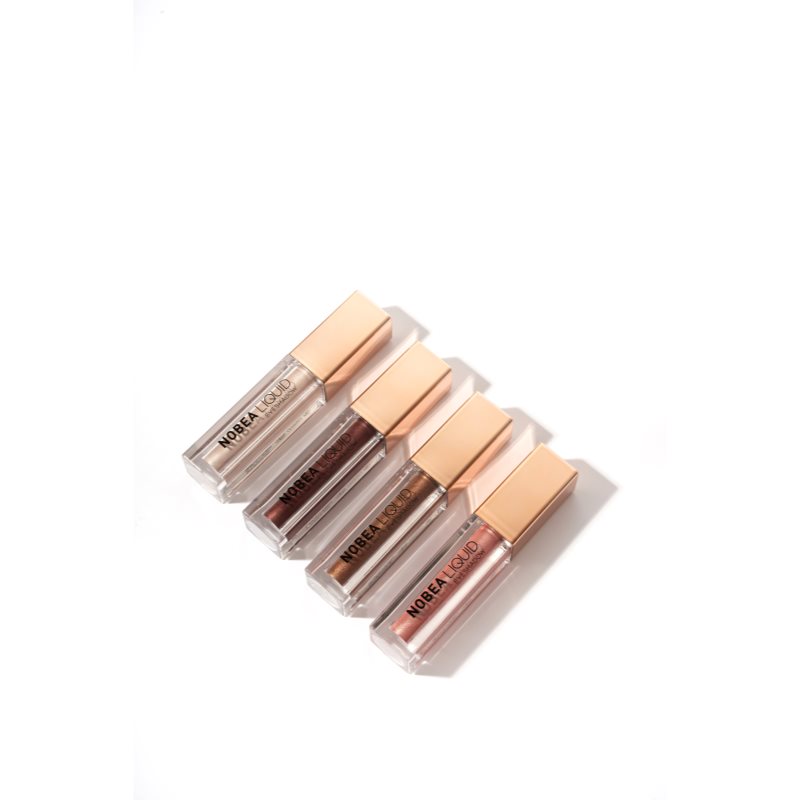 NOBEA Metal Liquid Eyeshadow рідкі тіні для повік відтінок Copper #E01 4 мл