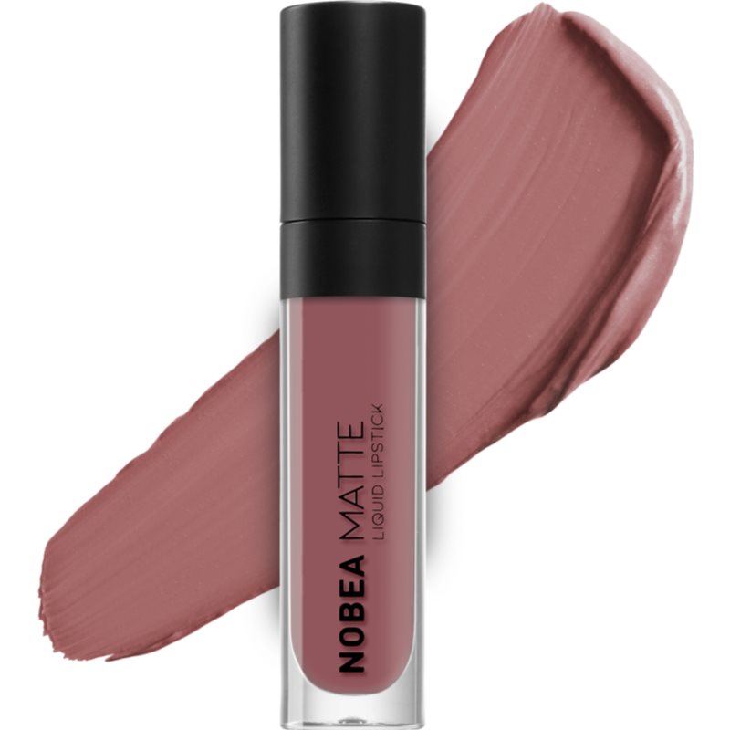 NOBEA Day-to-Day Matte Liquid Lipstick Liquid Matt Lipstick Shade Soft Hearted #M14 7 Ml