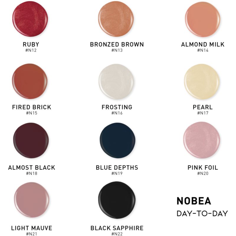 NOBEA Day-to-Day Gel-like Nail Polish Gel-effect Nail Polish Shade Old Style Pink #N50 6 Ml