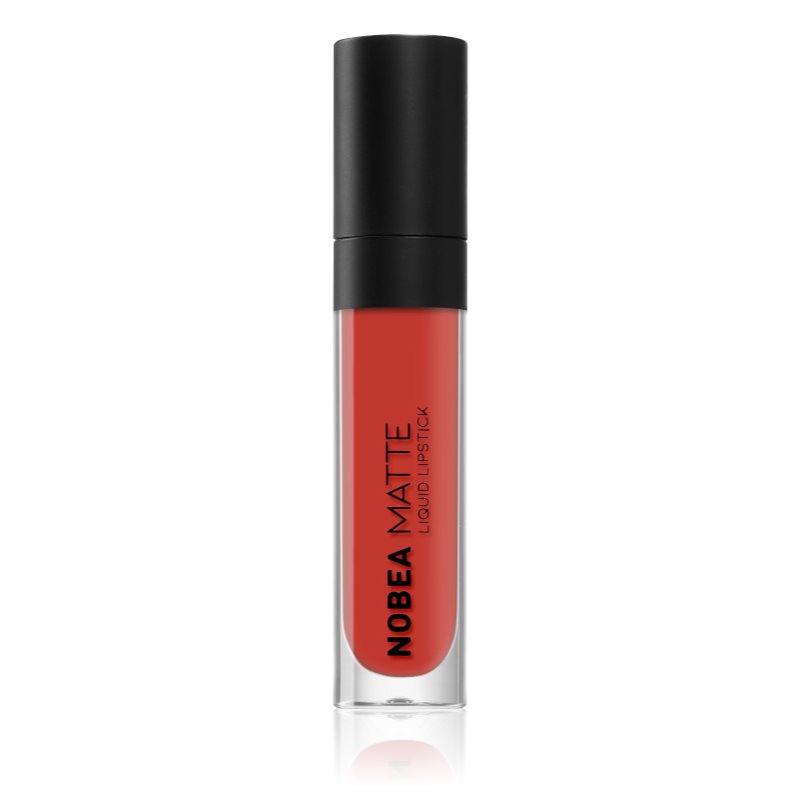 NOBEA Day-to-Day Matte Liquid Lipstick Liquid Matt Lipstick Shade Valentine Red #M13 7 Ml