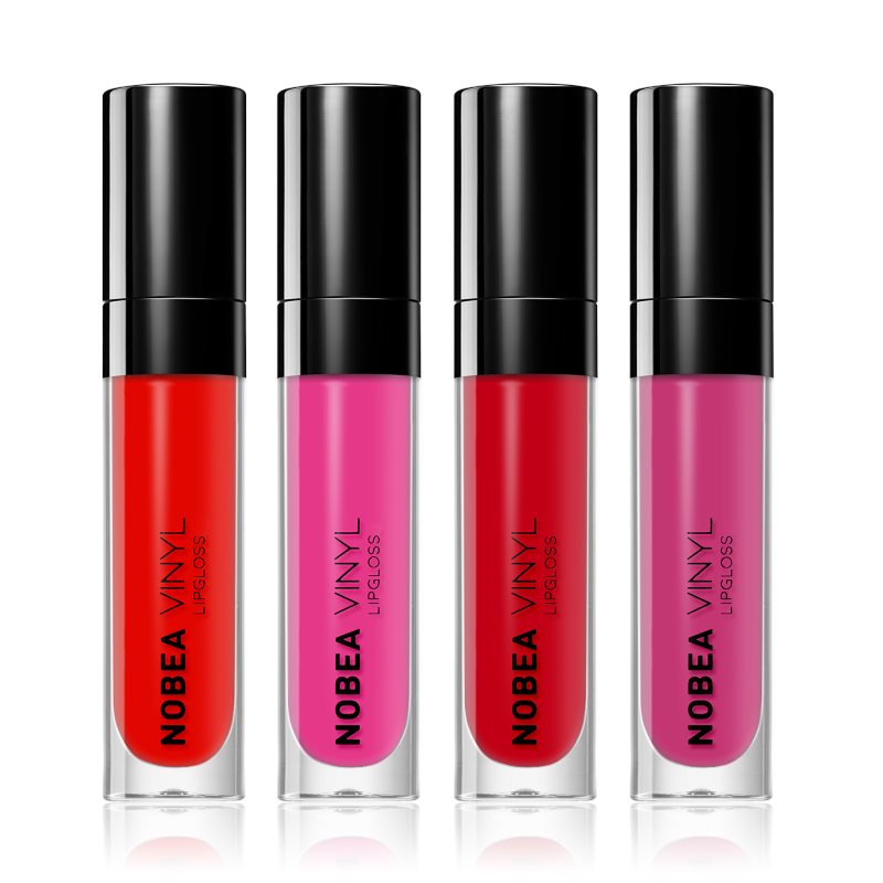 

NOBEA Colourful набір блисків для губ з вініловим ефектом 4 x 7 ml