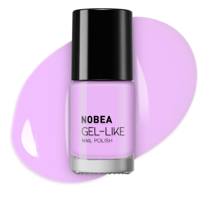 NOBEA Day-to-Day Gel-like Nail Polish Gel-effect Nail Polish Shade #N69 Sweet Violet 6 Ml