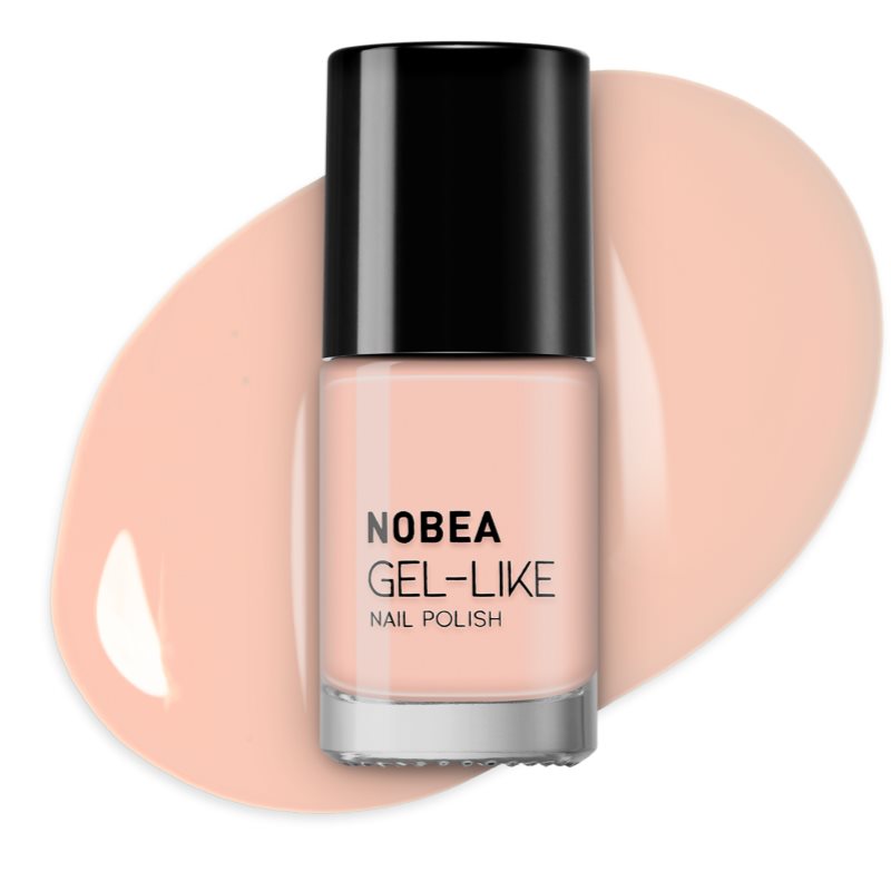 NOBEA Day-to-Day Gel-like Nail Polish Gel-effect Nail Polish Shade #N72 Nude Beige 6 Ml