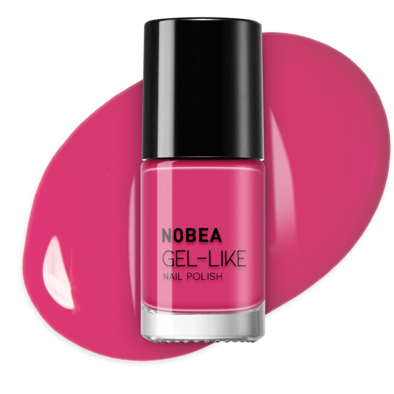 NOBEA Day-to-Day Gel-like Nail Polish Gel-effect Nail Polish Shade #N71 Pink Blossom 6 Ml