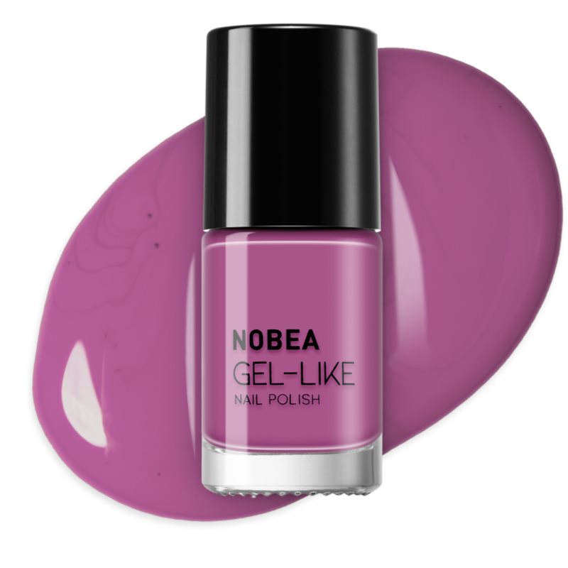 NOBEA Day-to-Day Gel-like Nail Polish Gel-effect Nail Polish Shade #N70 Pink Orchid 6 Ml