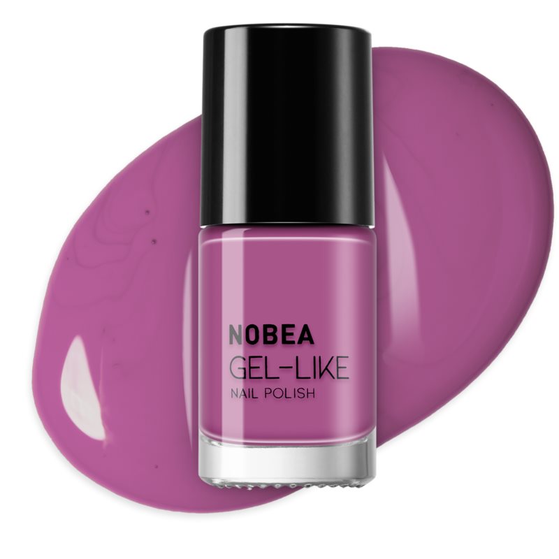 NOBEA Day-to-Day Gel-like Nail Polish лак для нігтів з гелевим ефектом відтінок #N70 Pink Orchid 6 мл
