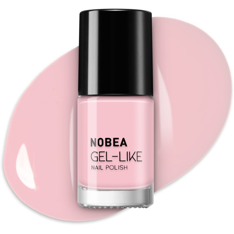 NOBEA Day-to-Day Gel-like Nail Polish Gel-effect Nail Polish Shade Base Shade #N01 6 Ml