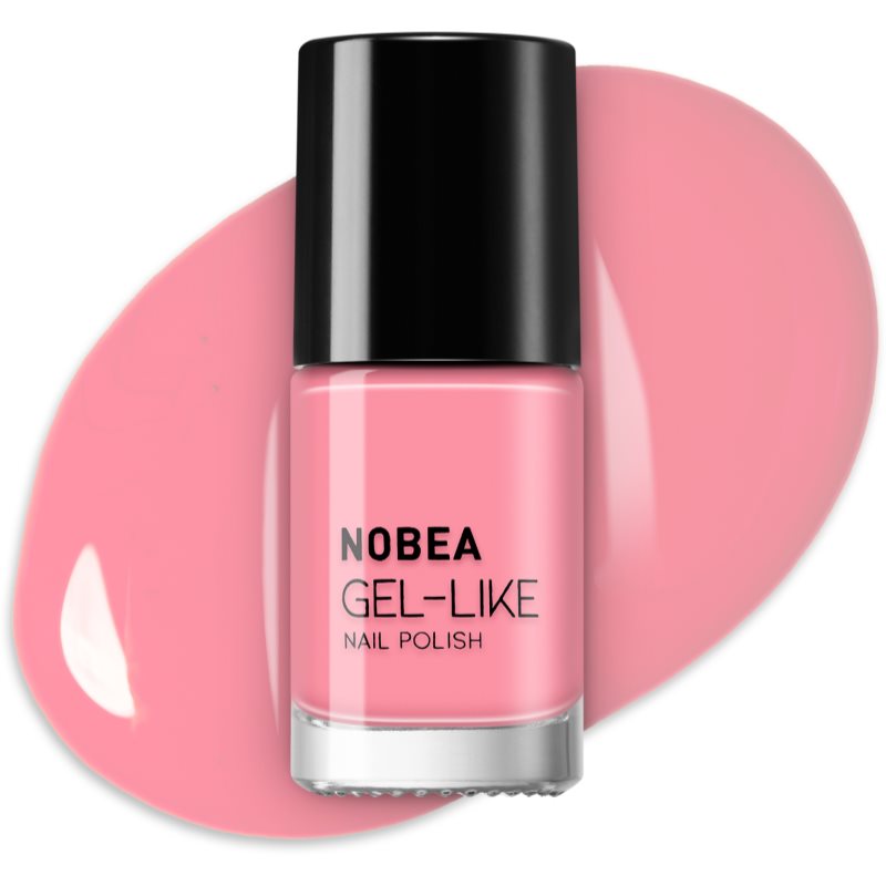 NOBEA Day-to-Day Gel-like Nail Polish лак для нігтів з гелевим ефектом відтінок Pink Rosé #N02 6 мл