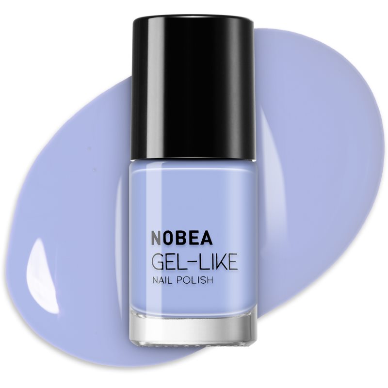 NOBEA Day-to-Day Gel-like Nail Polish Gel-effect Nail Polish Shade Sky Blue #N44 6 Ml