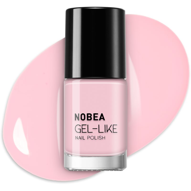 NOBEA Day-to-Day Gel-like Nail Polish лак для нігтів з гелевим ефектом відтінок Baby Pink #N49 6 мл