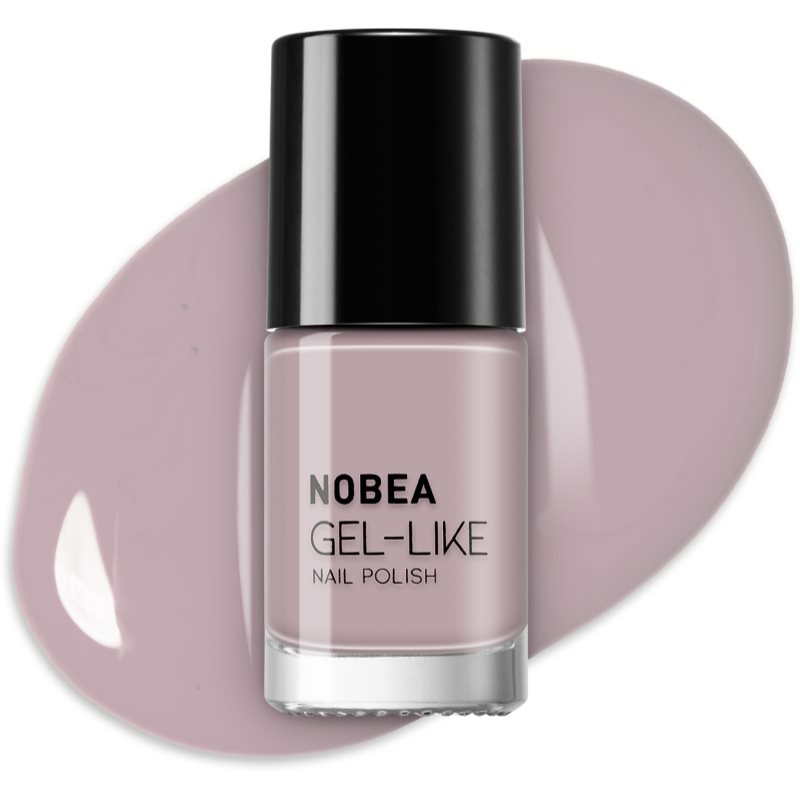 NOBEA Day-to-Day Gel-like Nail Polish лак для нігтів з гелевим ефектом відтінок Beige Nutmeg #N52 6 мл