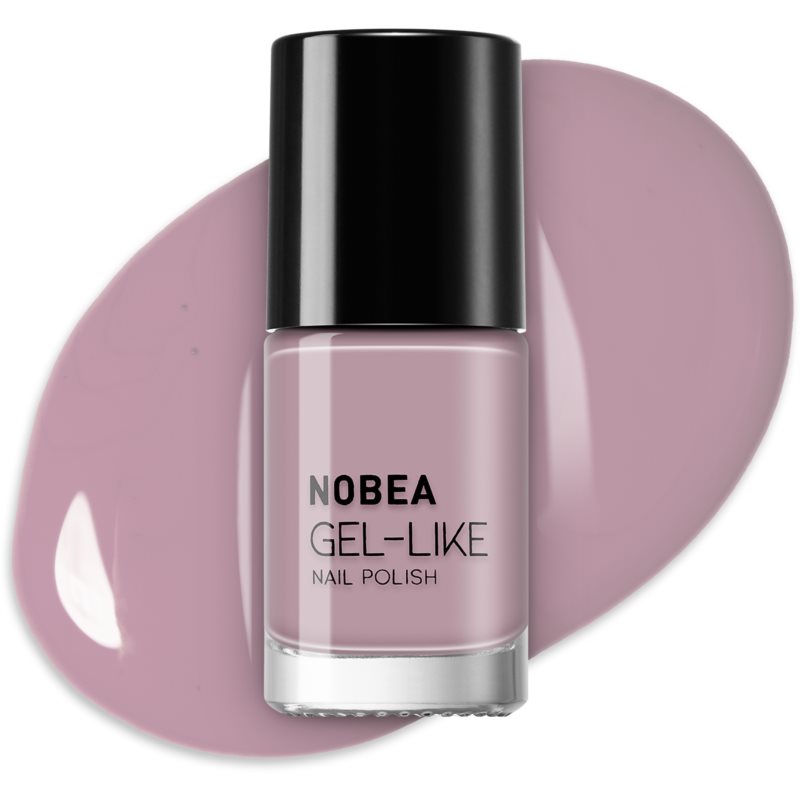 NOBEA Day-to-Day Gel-like Nail Polish лак для нігтів з гелевим ефектом відтінок Thistle Purple #N54 6 мл