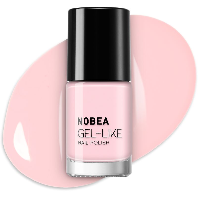 NOBEA Day-to-Day Gel-like Nail Polish лак для нігтів з гелевим ефектом відтінок Misty Rose #N59 6 мл