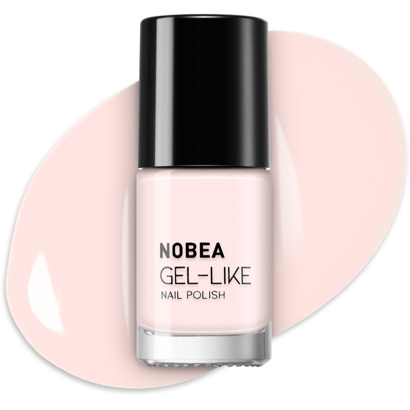 NOBEA Day-to-Day Gel-like Nail Polish Gel-effect Nail Polish Shade Antique White #N63 6 Ml