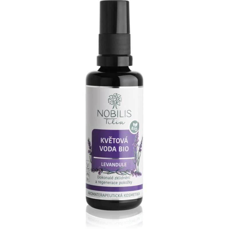 Nobilis Tilia Floral Water BIO Levandule face toner with soothing effect 50 ml