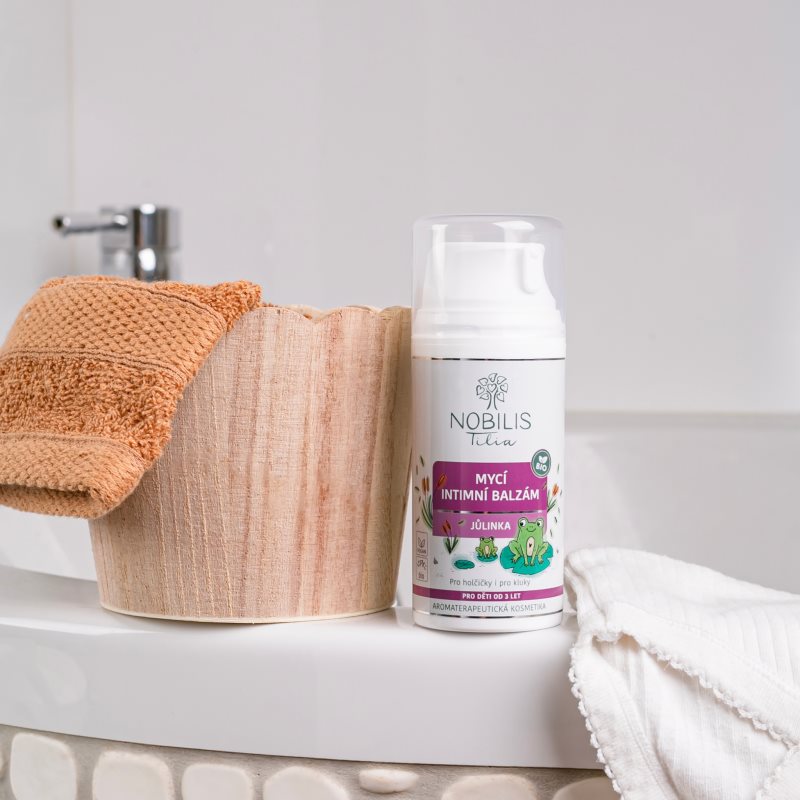 Nobilis Tilia Kids' Care Jůlinka Waschbalsam für die Intimpartien 100 ml