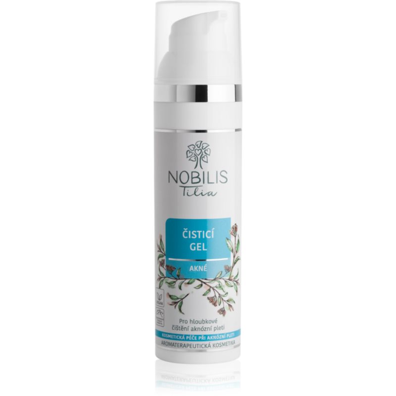 Nobilis Tilia Acne care feuchtigkeitsspendendes Reinigungsgel für fettige Haut mit Neigung zu Akne 75 ml