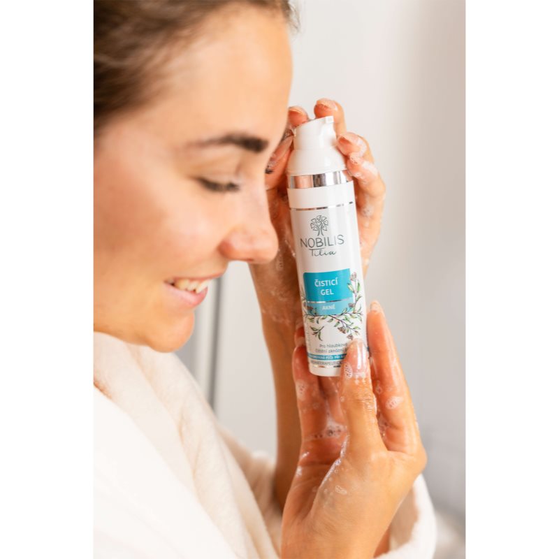 Nobilis Tilia Akné hydratační čisticí gel pro mastnou pleť se sklonem k akné 75 ml (obrázek 4)