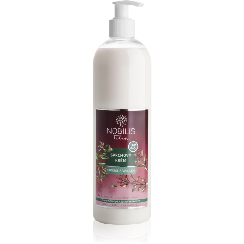 Nobilis Tilia Shower Cream krema za tuširanje parfemi Skořice a Vanilka 500 ml