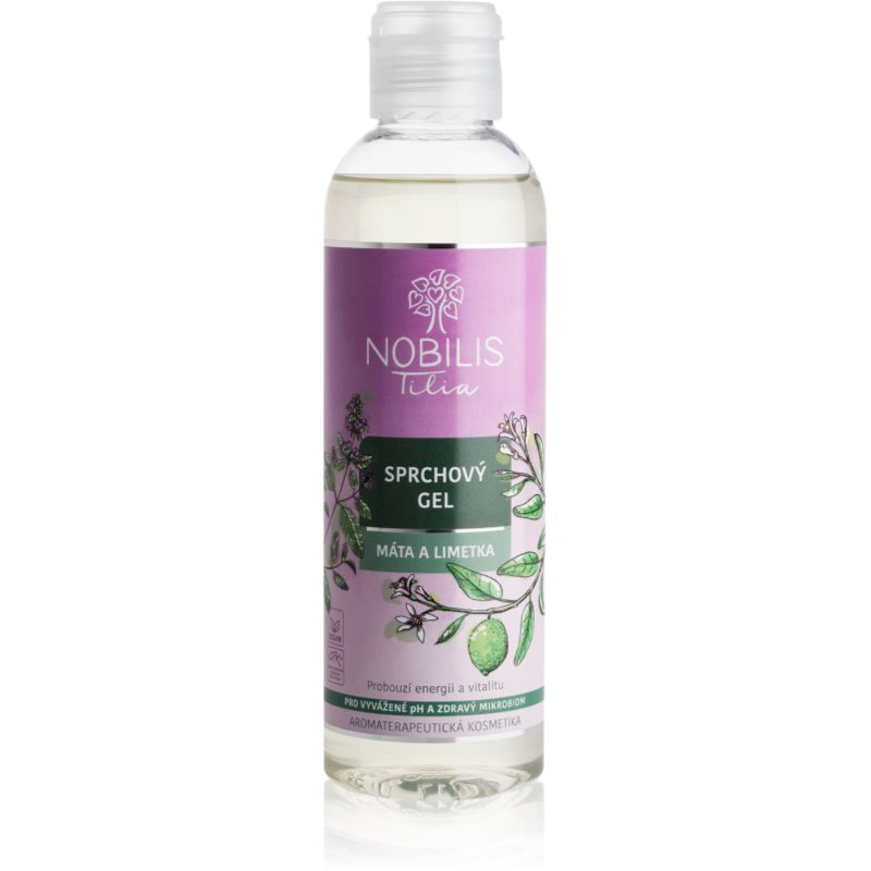 Nobilis Tilia Shower Gel erfrischendes Duschgel Duft Máta a Limetka 200 ml