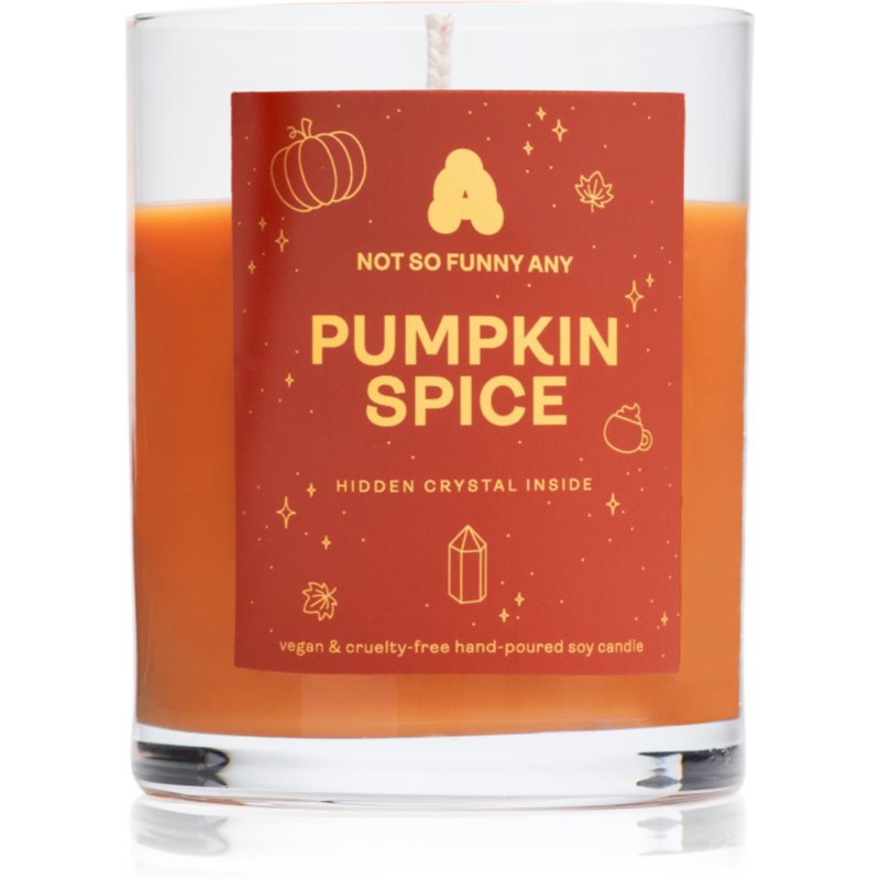 E-shop Not So Funny Any Crystal Candle Pumpkin Spice svíčka s krystalem 220 g