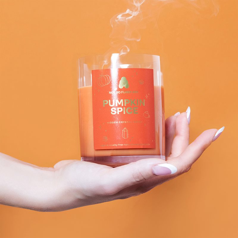 Not So Funny Any Crystal Candle Pumpkin Spice свічка з кристалом 220 гр
