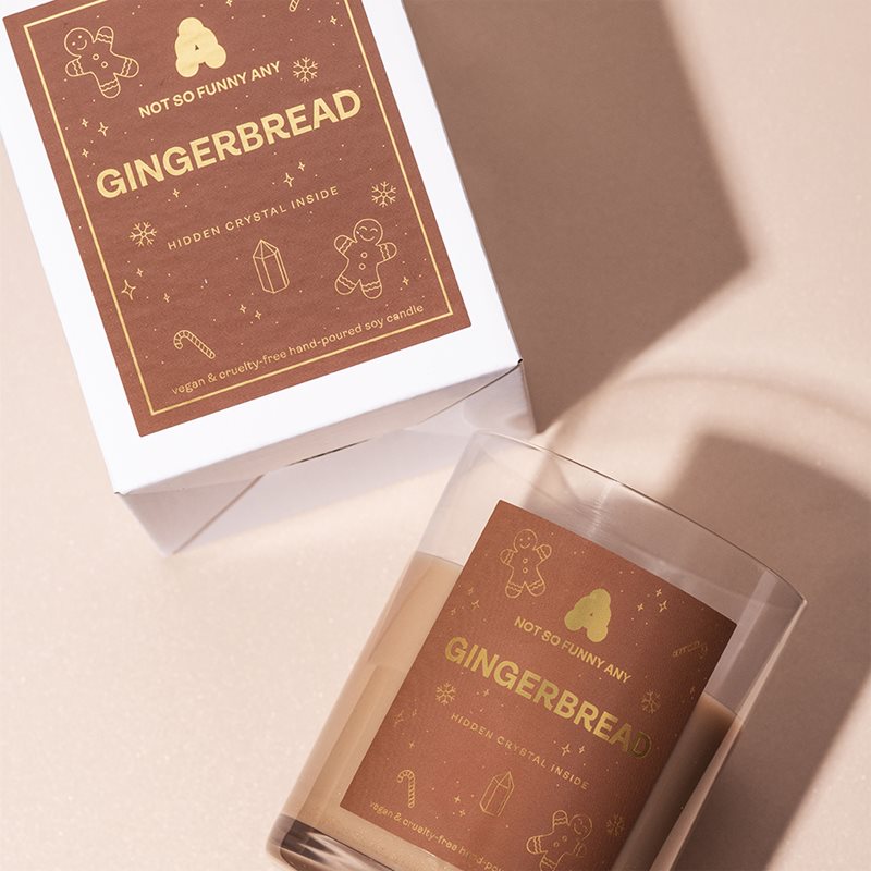 Not So Funny Any Crystal Candle Gingerbread свічка з кристалом 220 гр