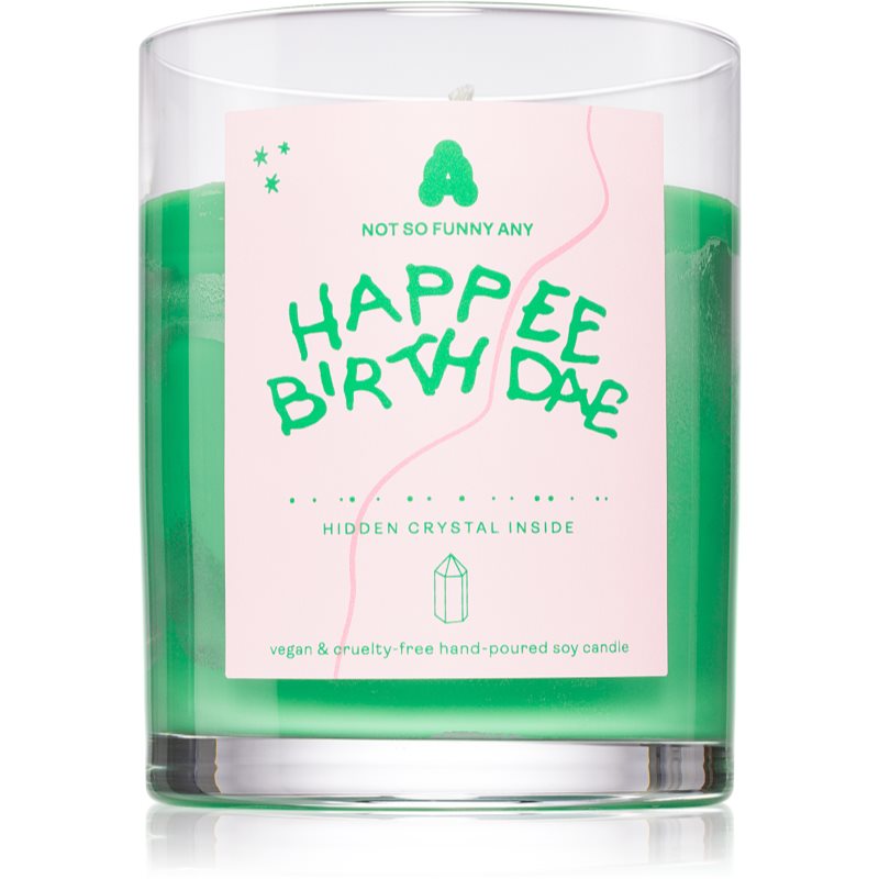 E-shop Not So Funny Any Crystal Candle Hapee Birthdae svíčka s krystalem 220 g