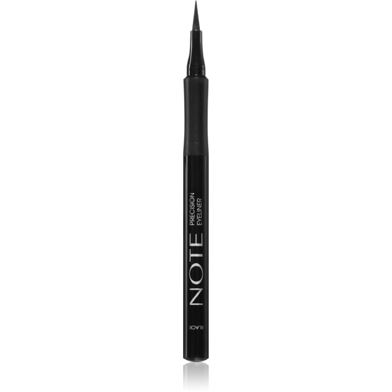 Note Cosmetique Precision Eyeliner präziser wasserbeständiger Liner für die Augen Farbton Black 1 ml