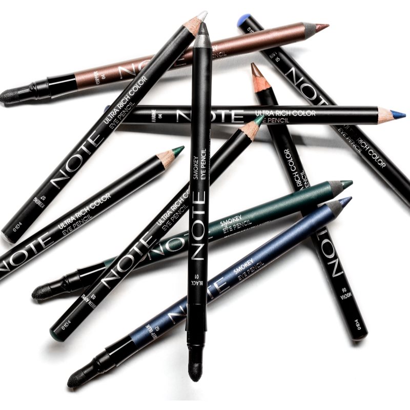 Note Cosmetique Smokey Eye Pencil водостійкий контурний олівець для очей 01 Black 1,2 гр