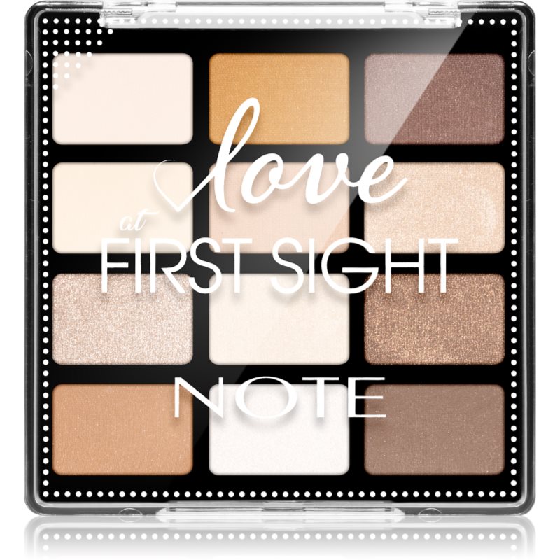 E-shop Note Cosmetique Love At First Sight paletka očních stínů 201 Daily Routine