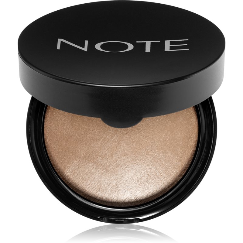 Photos - Face Powder / Blush NOTE Cosmetique Baked Powder Пудра-хайлайтер відтінок 02 Honey Warm 10 гр 