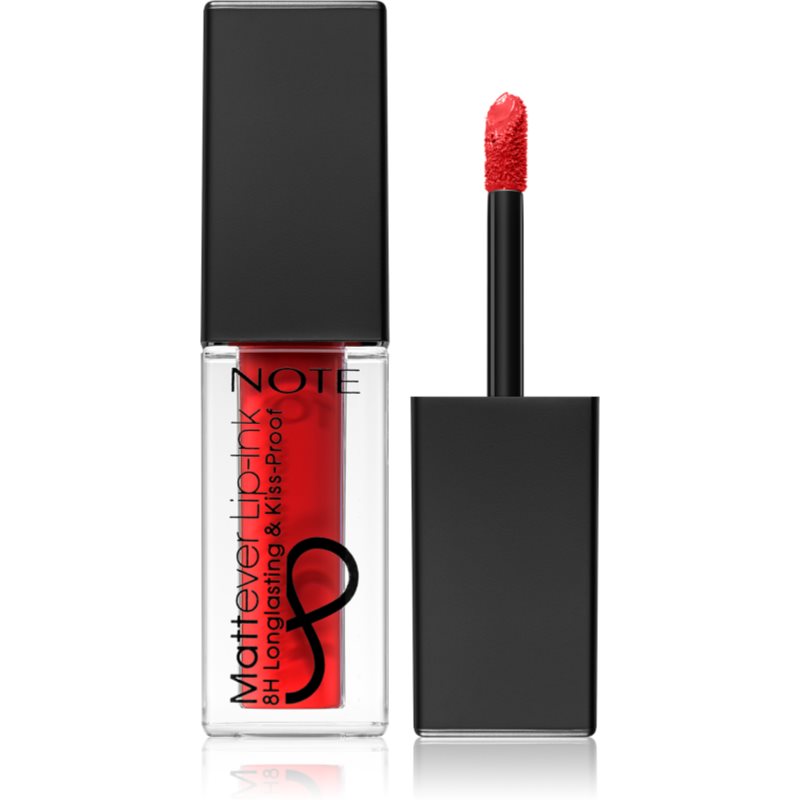 Note Cosmetique Mattever Lip-ink Matt Liquid Lipstick 13 Dating Red 4,5 Ml