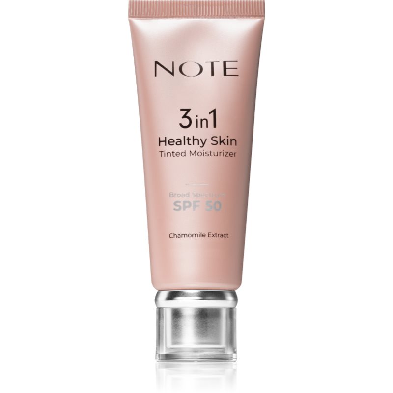Note Cosmetique 3 in 1 Healthy Skin tinted moisturiser SPF 50 30 ml