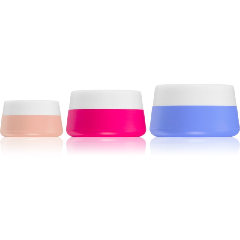Notino Travel Collection Silicone Travel Jars Set Contenitori Da Viaggio Riutilizzabili