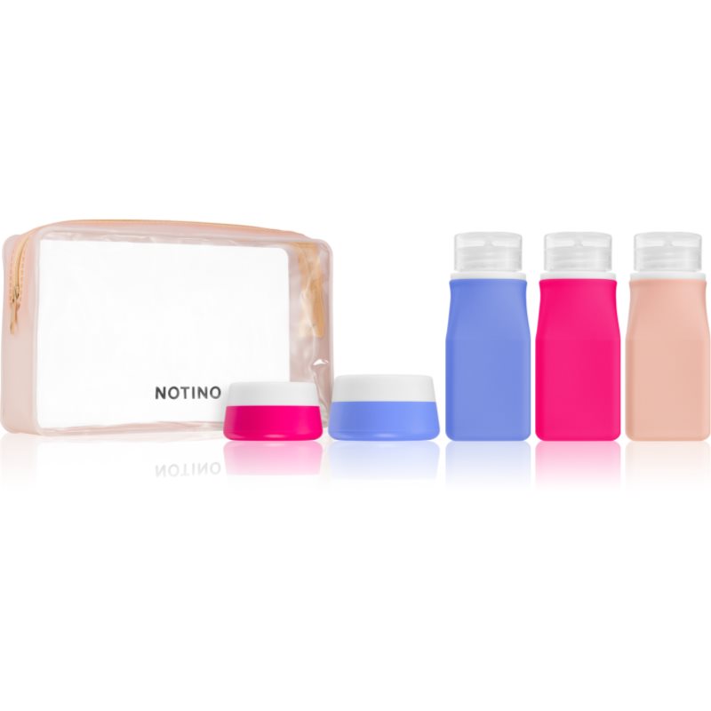 Notino Travel Collection Silicone Travel Bottles Set Contenitori Da Viaggio Riutilizzabili