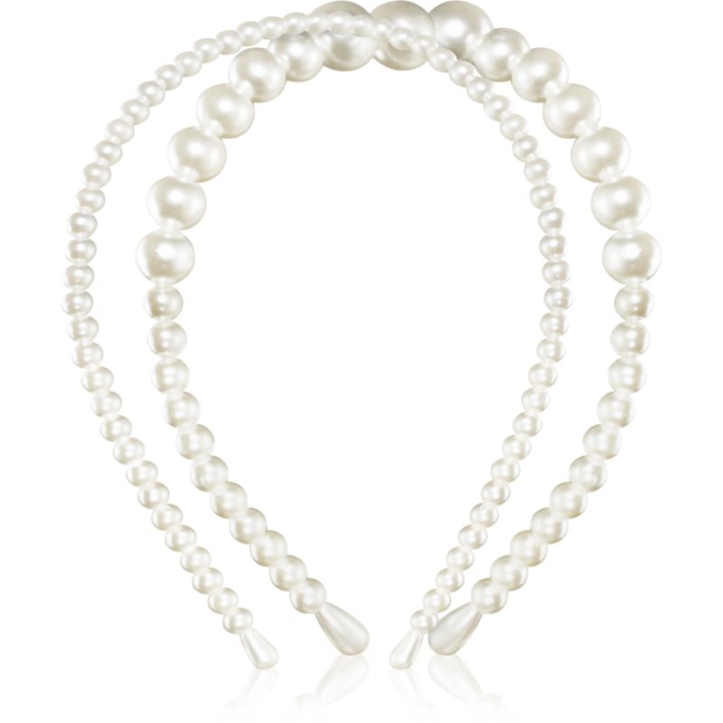 Notino Grace Collection Faux Pearl Headbands пов'язка на волосся 2 кс