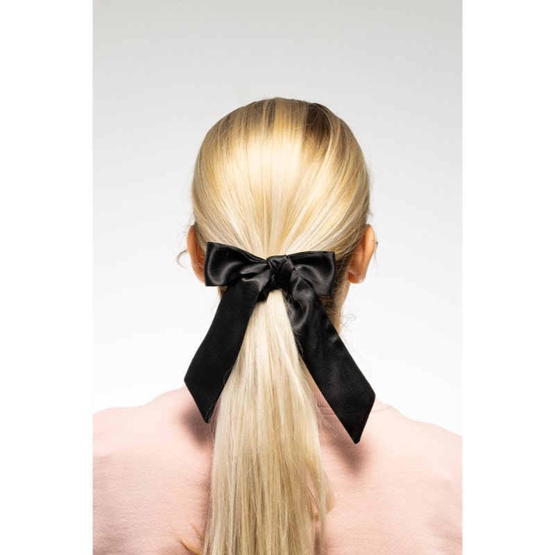 Notino Hair Collection Bow Scrunchie гумка для волосся Black 1 кс