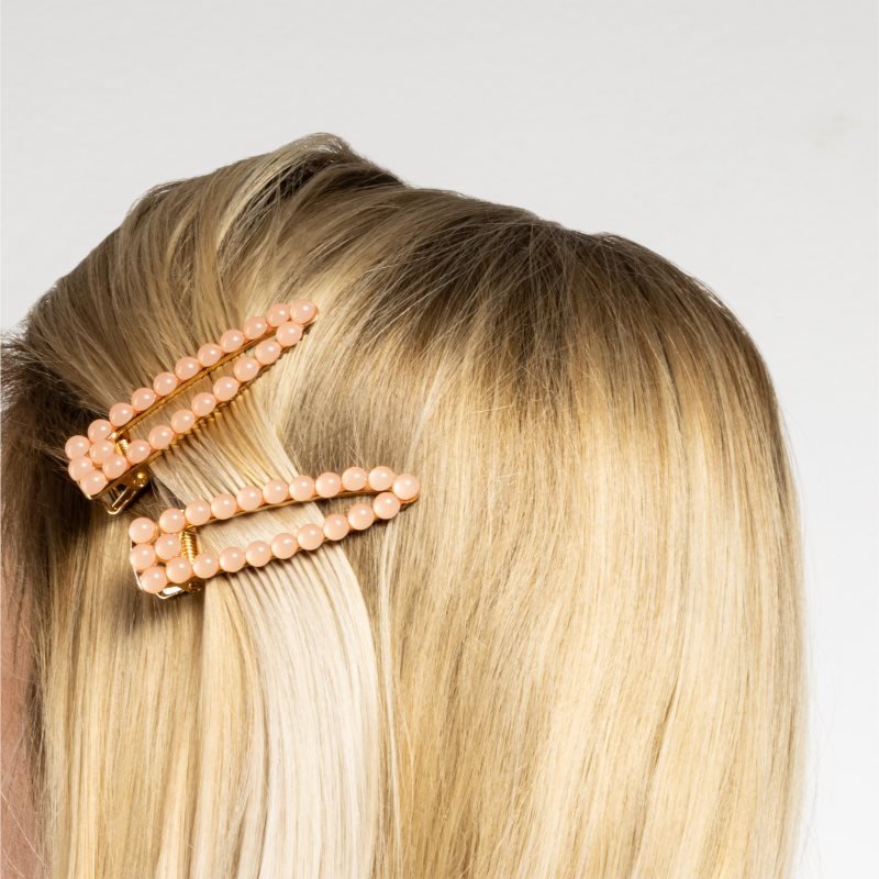 Notino Hair Collection Hair Clips Hair Pins Bubble Pink 2 Pc