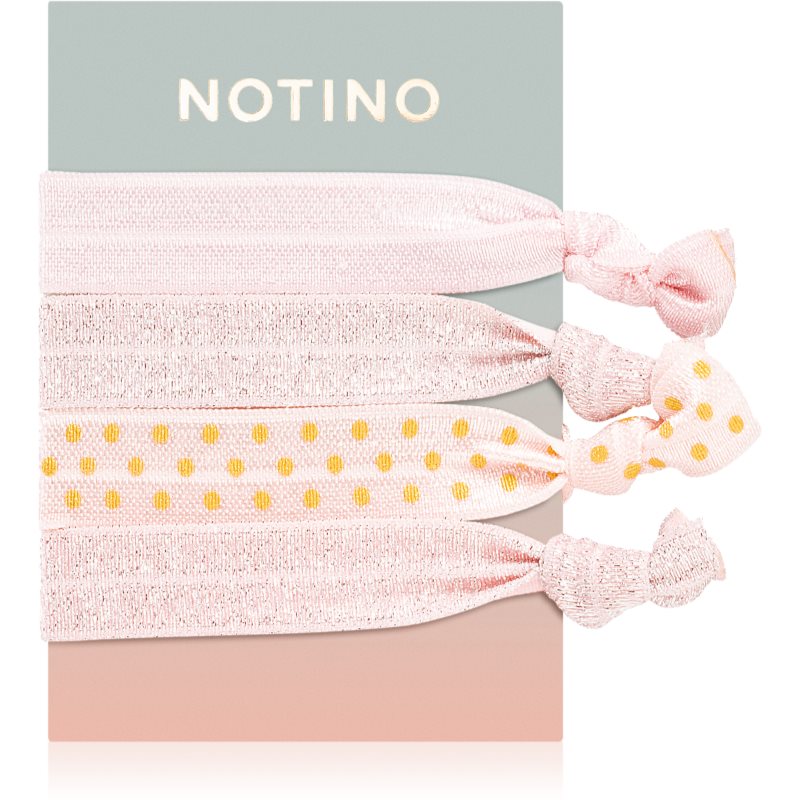 Notino Pastel Collection Hair elastics gumki do włosów Pink 4 szt.