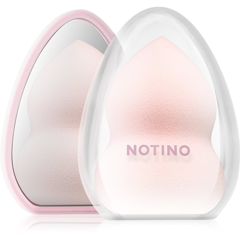 Notino Pastel Collection Make-up Sponge With A Mirror Case спонж для макіяжу з футляром