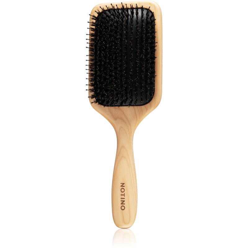 Notino Hair Collection Flat brush with boar bristles plochá kefa so štetinami z diviaka