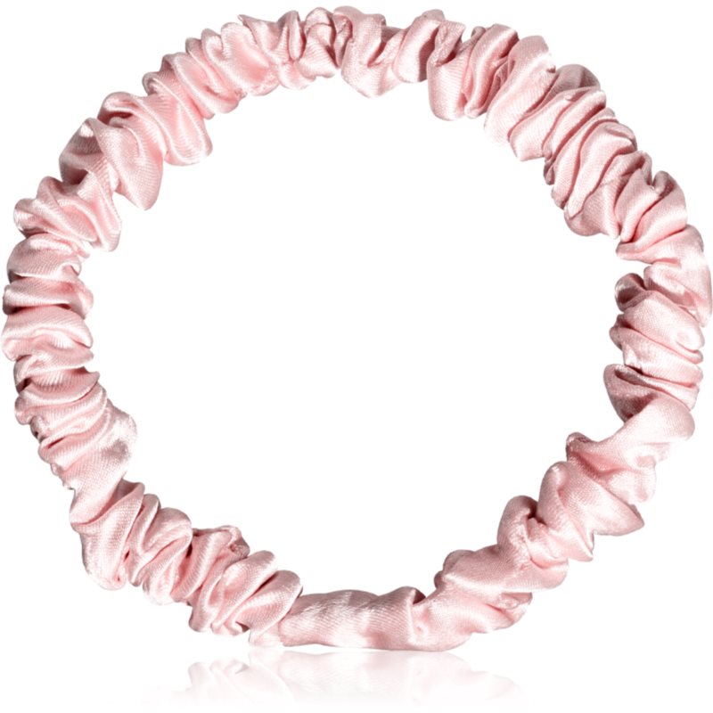 Notino Silk Collection Small Scrunchie Set набір шовкових гумок для волосся Pink відтінок